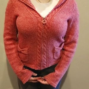 anthropologie wool hoodie